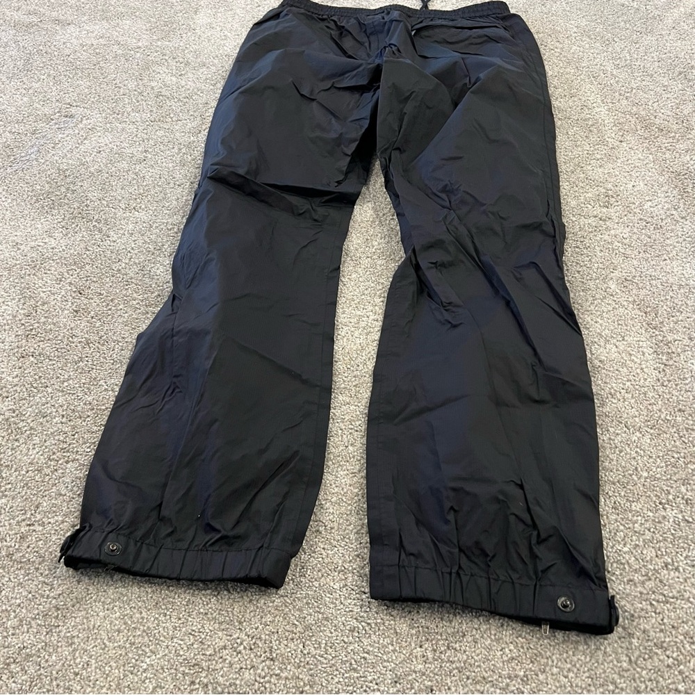Marmot Men’s Nylon Pants Size Medium Black Outdoor Zip Bottom Elastic Waist, - Picture 5 of 16